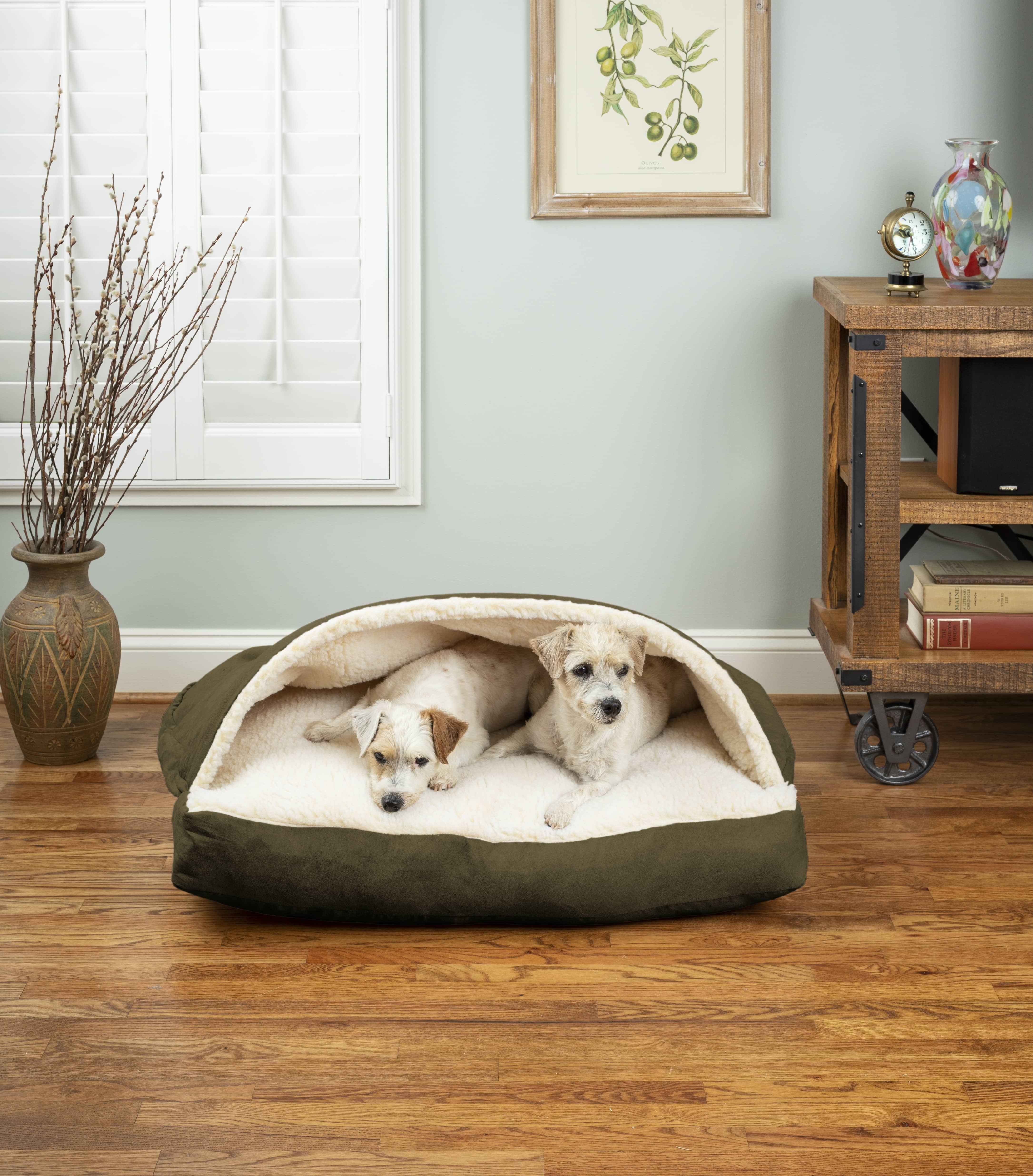 Snoozer Cozy Cave® Dog Bed - RECTANGLE - Poly-Cotton