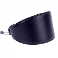 Lederen halsband voor (oa) windhonden - Collar Soft - zwart of bruin