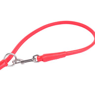 Multifunctional round-sewn leather dog leash - COLLAR GLAMOR - different colours