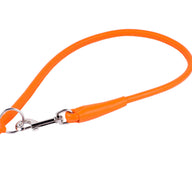 Multifunctional round-sewn leather dog leash - COLLAR GLAMOR - different colours